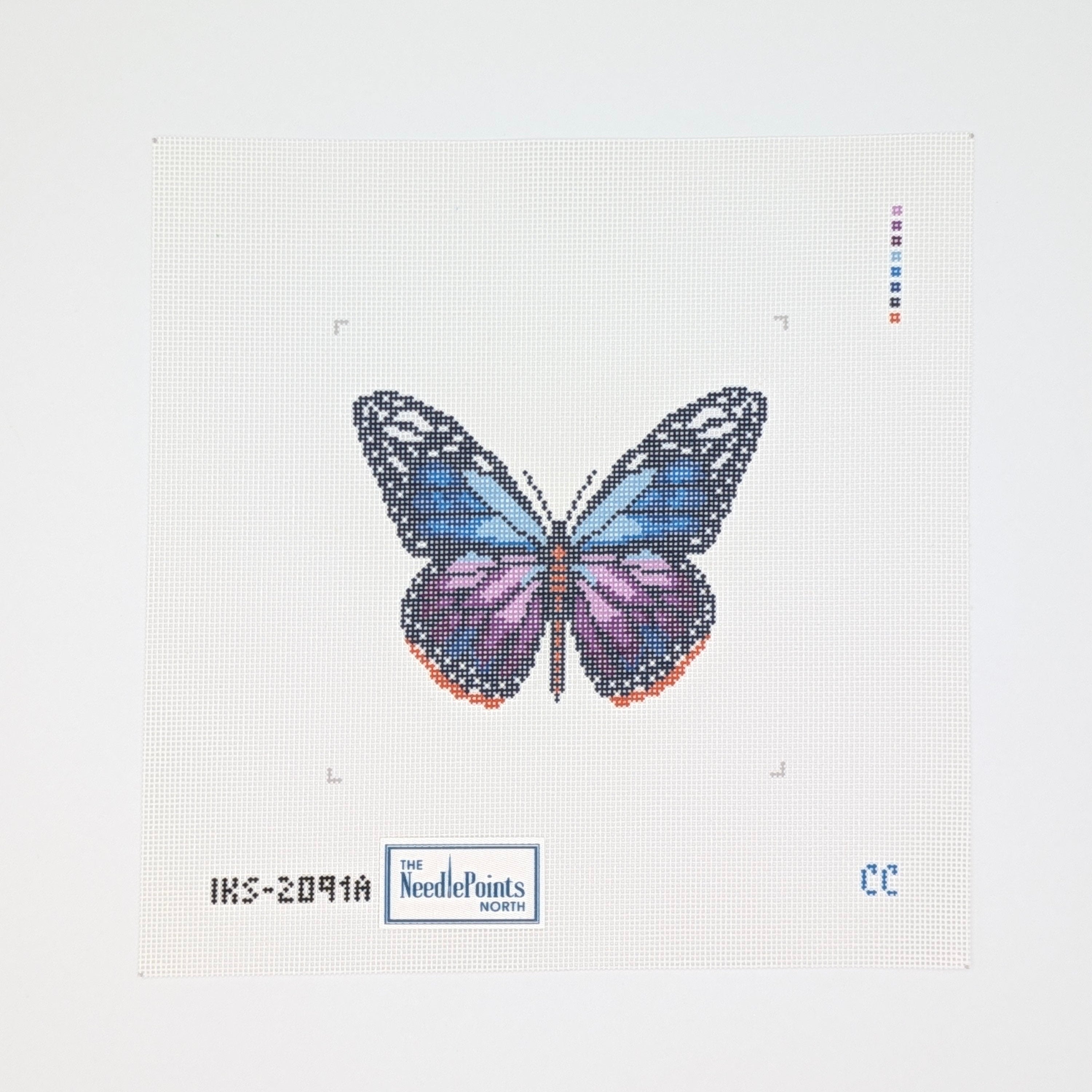 Purple Monarch Butterfly