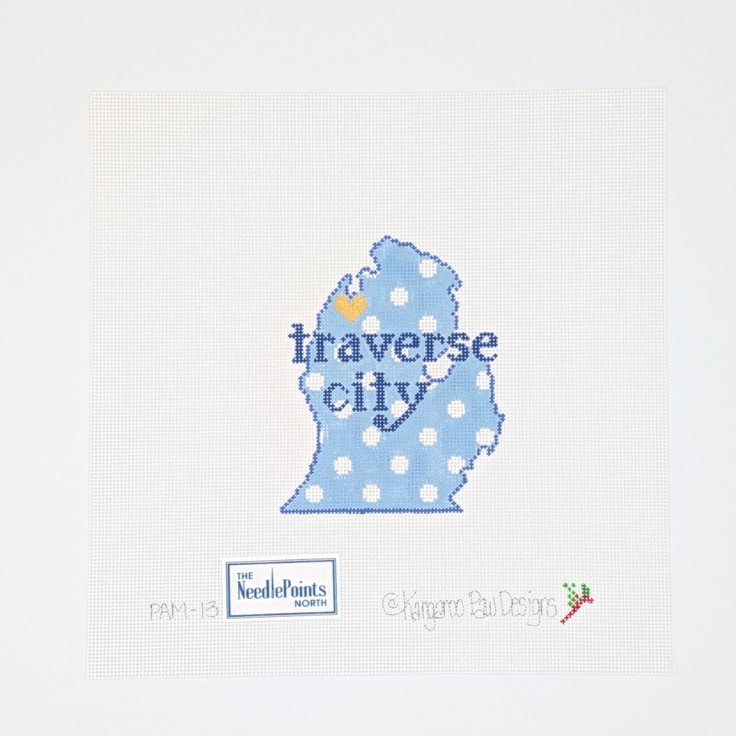 Traverse City - Blue Dots