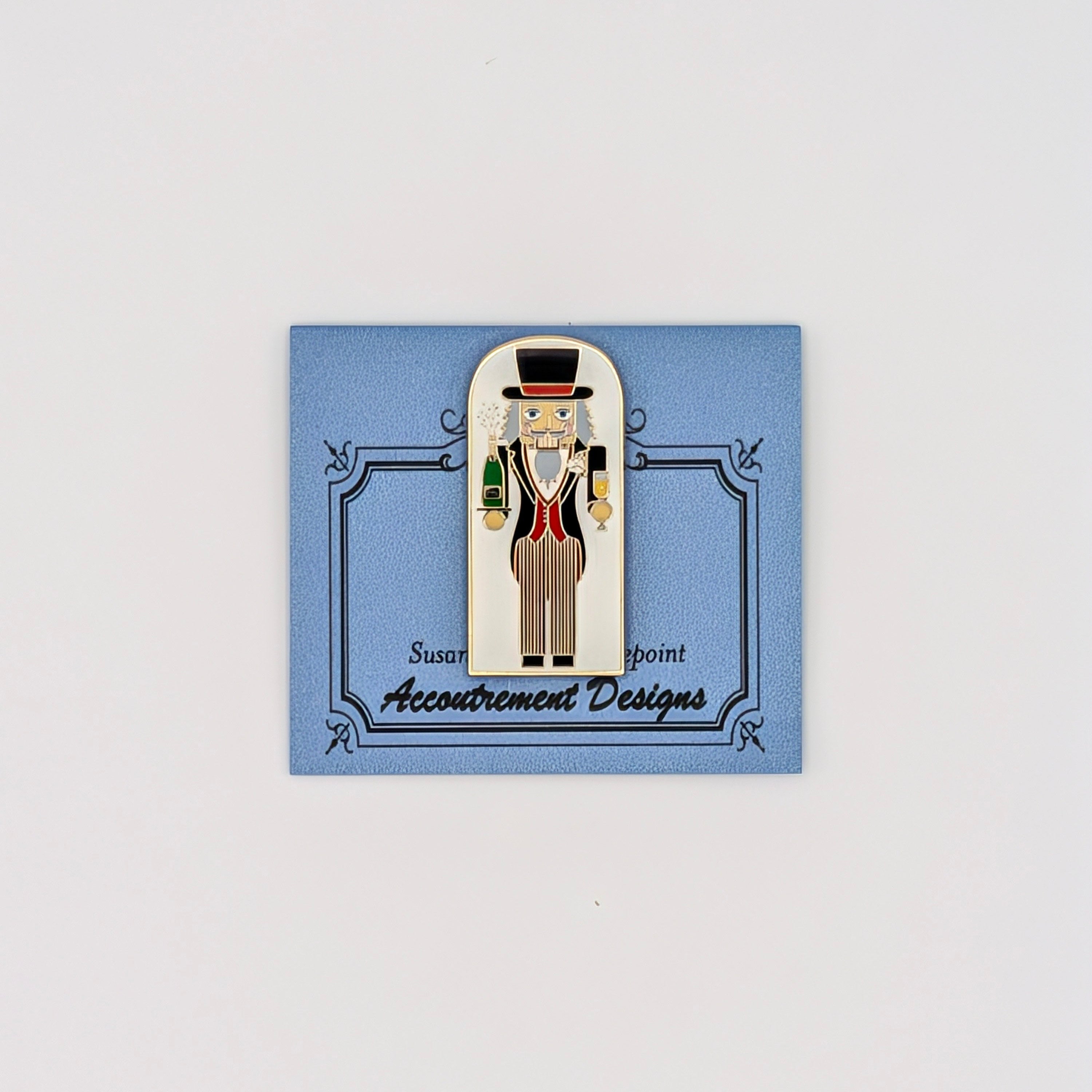 Champagne Nutcracker Needle Minder
