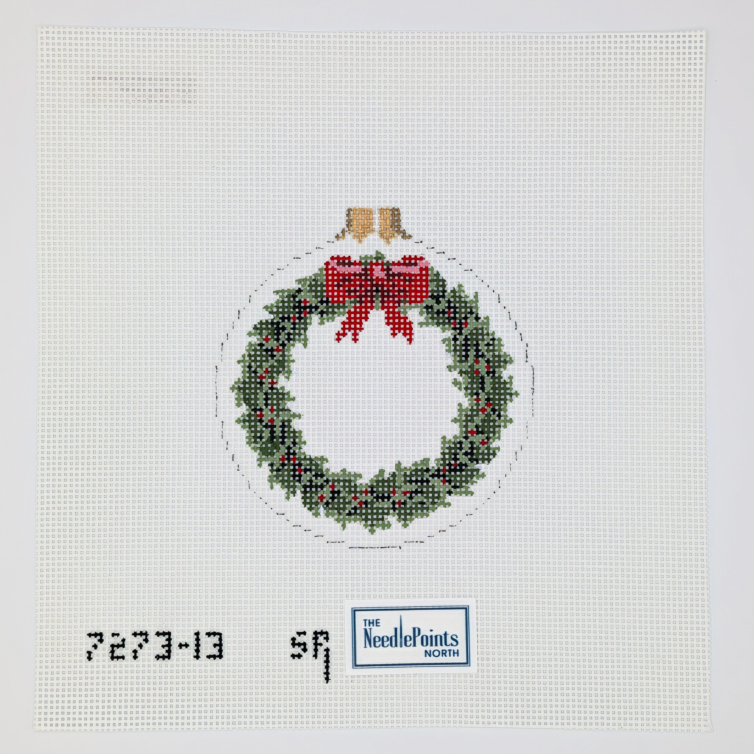 Holly Wreath Ornament