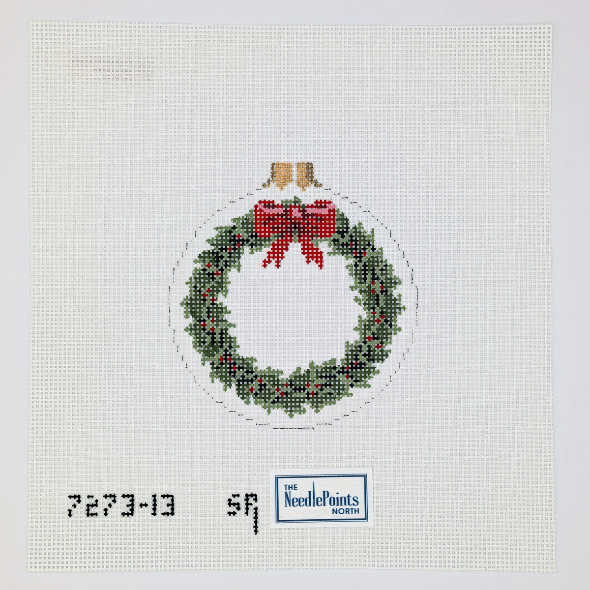 Holly Wreath Ornament