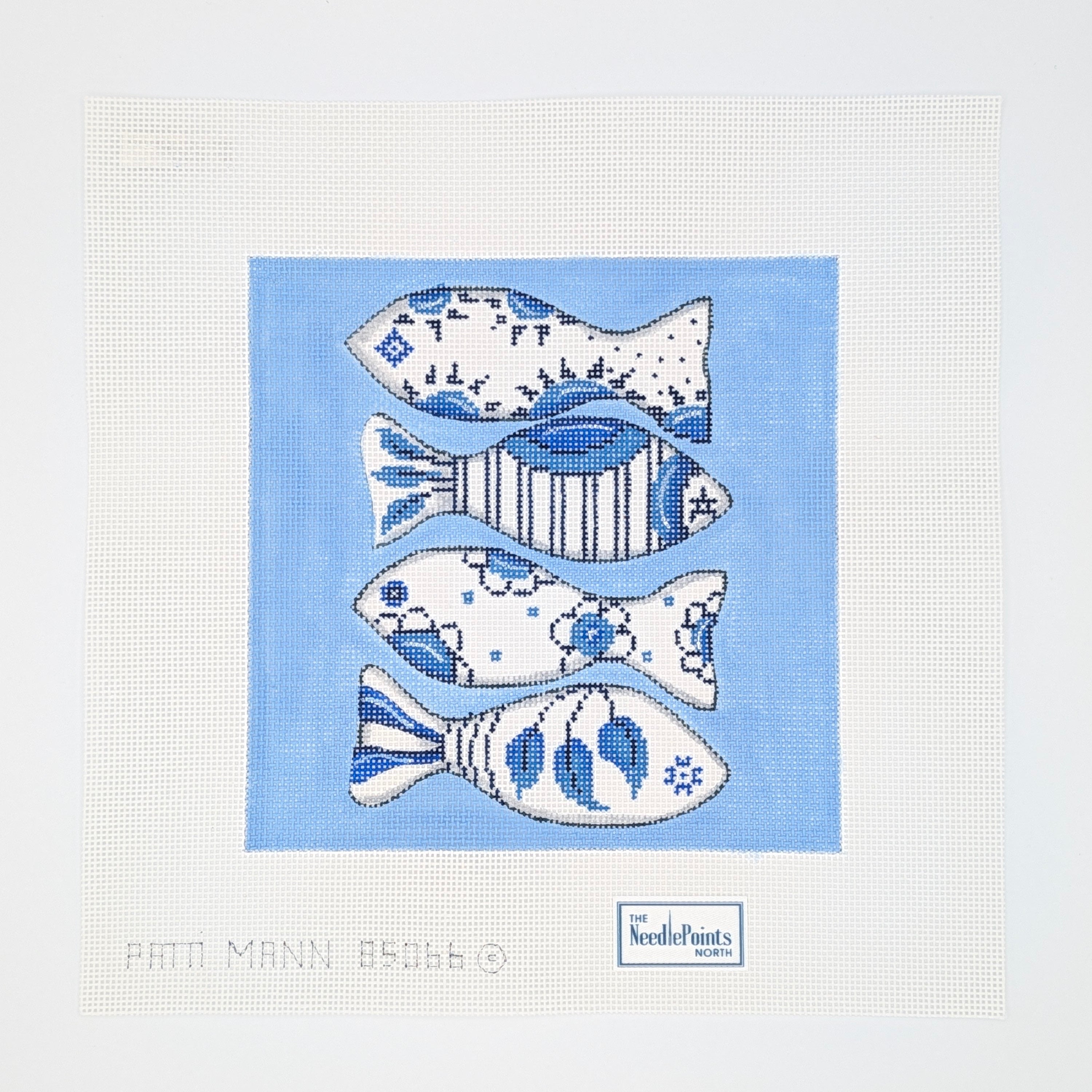 4 Blue Fishes