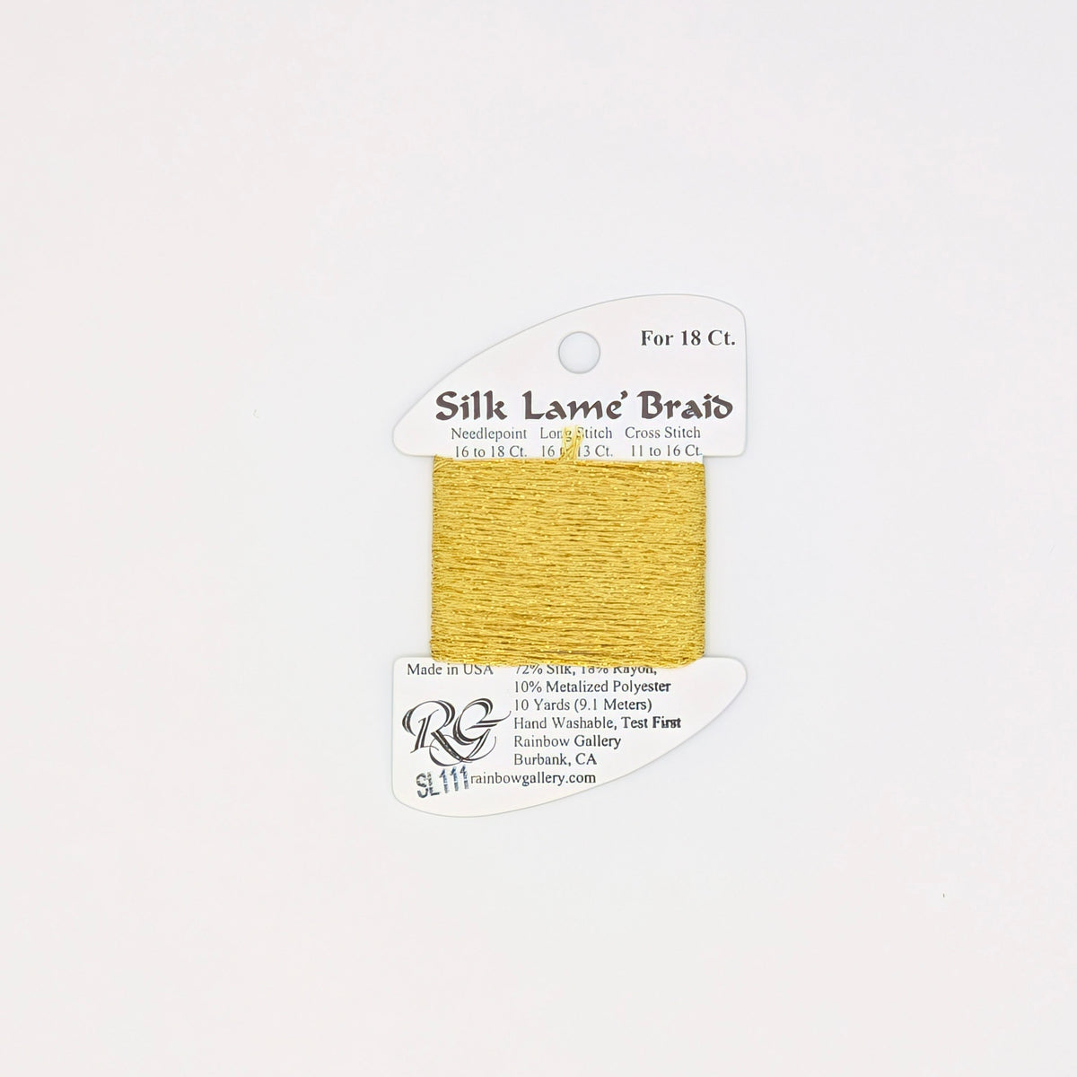 Silk Lame Braid Chardonnay