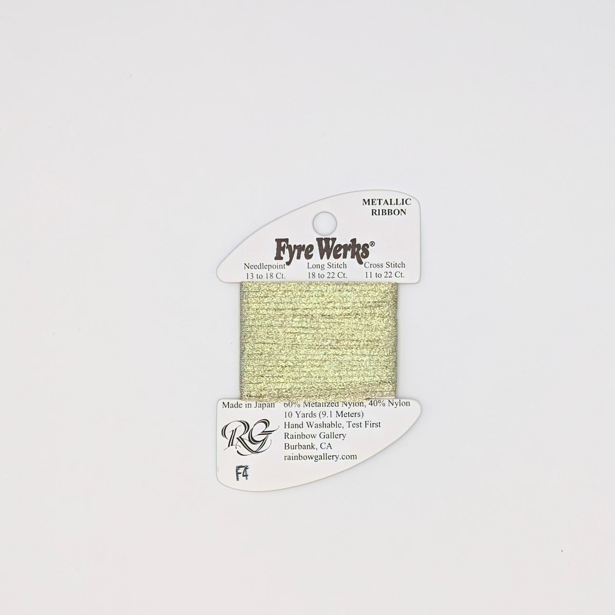 Fyre Werks Metallic Ribbon Gold Shimmer