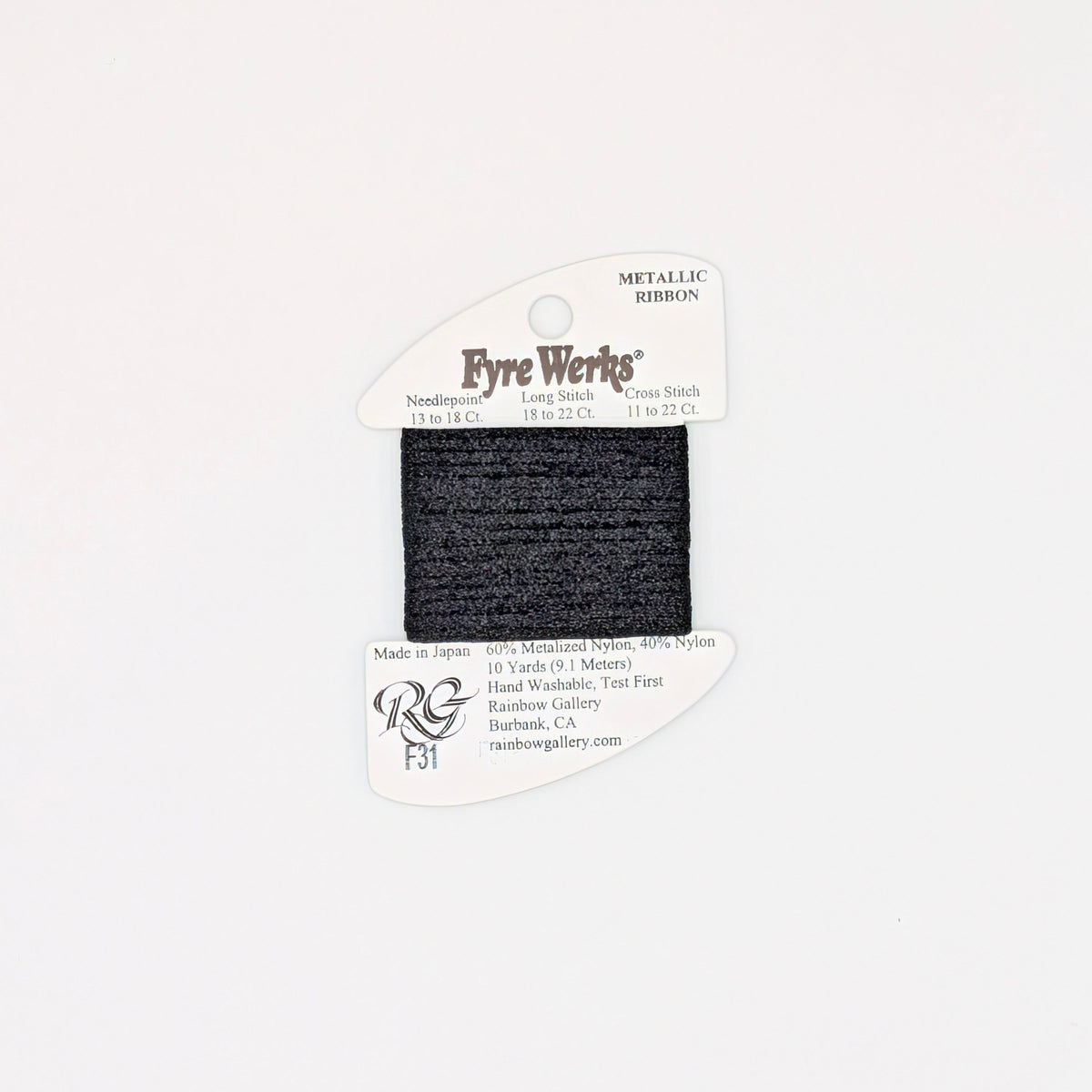 Fyre Werks Metallic Ribbon Black