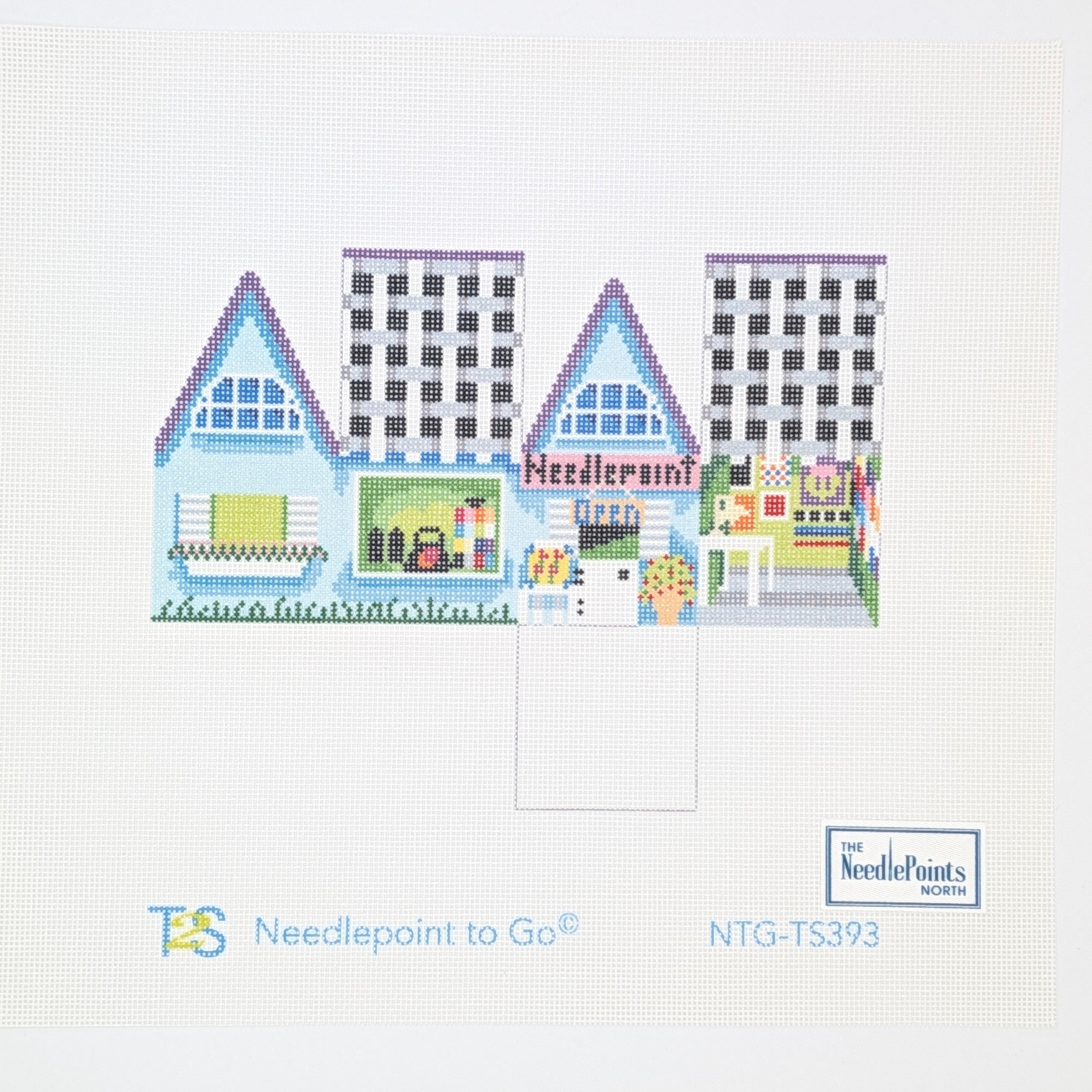 3D Needlepoint Shop Cottage