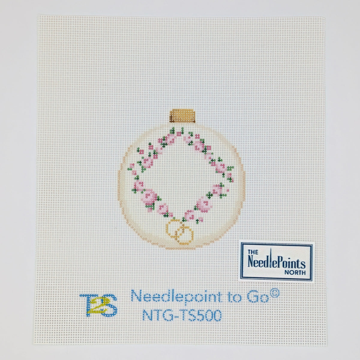 Rosebud Wreath Ornament