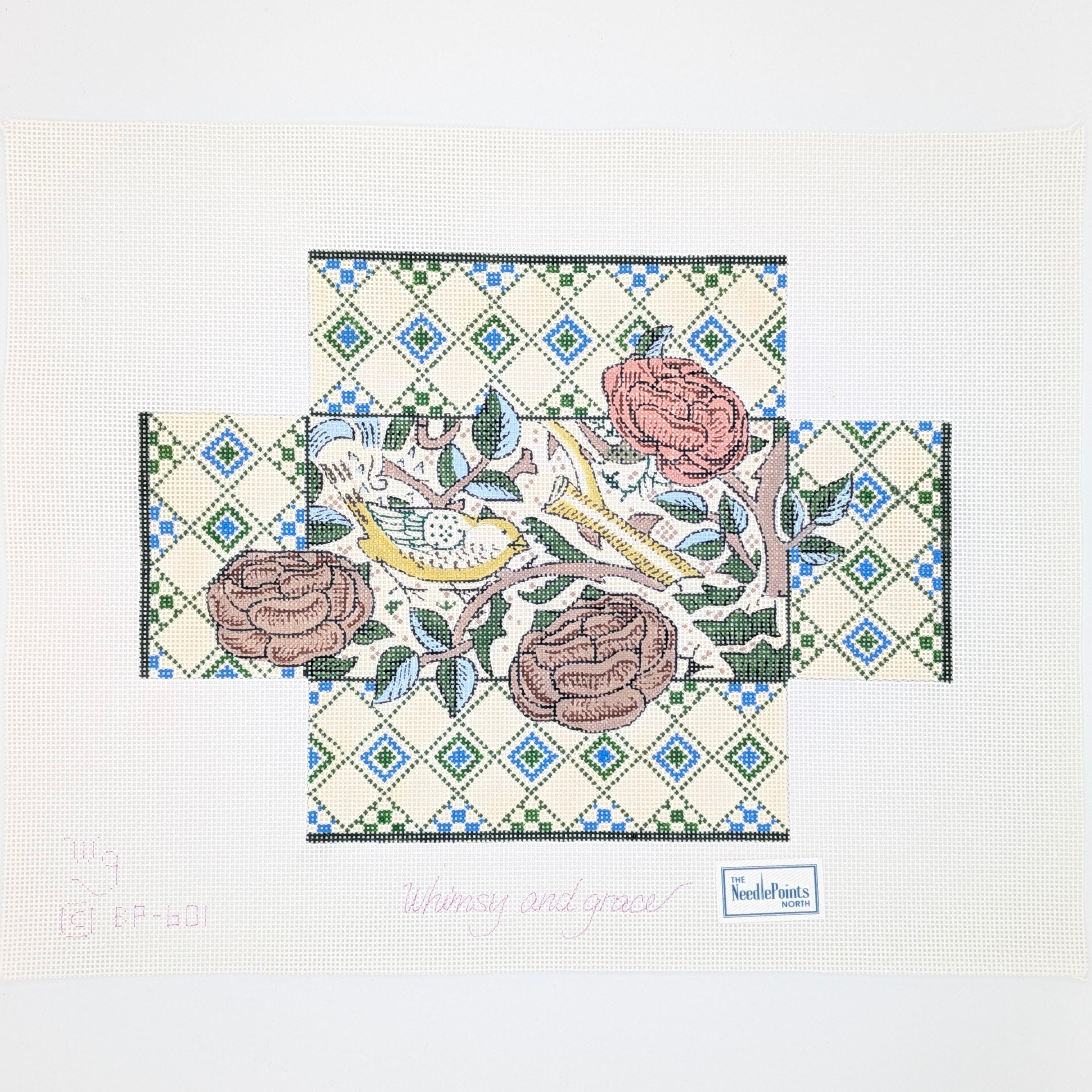 Bird and Roses Brick Cover
