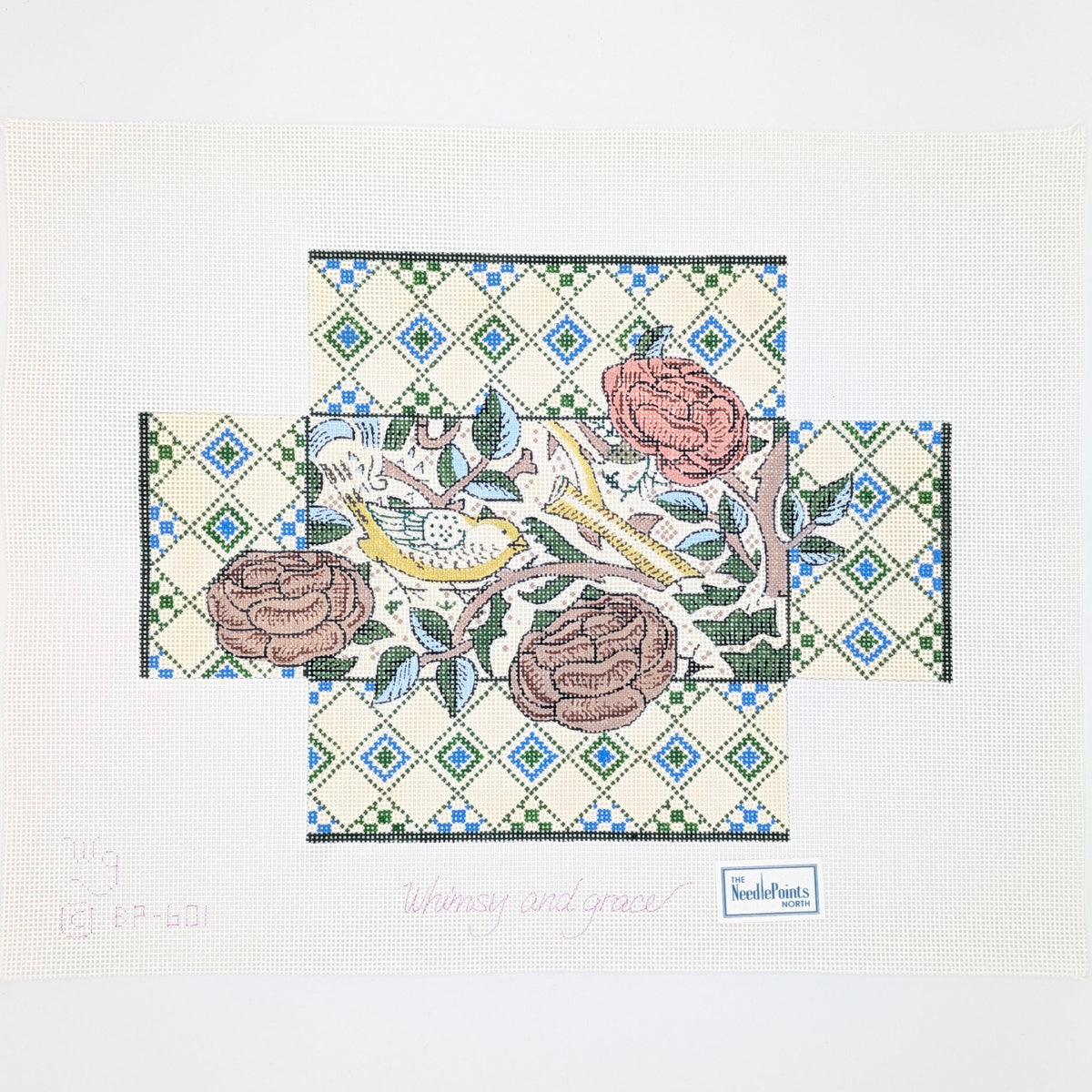 Bird and Roses Brick Cover