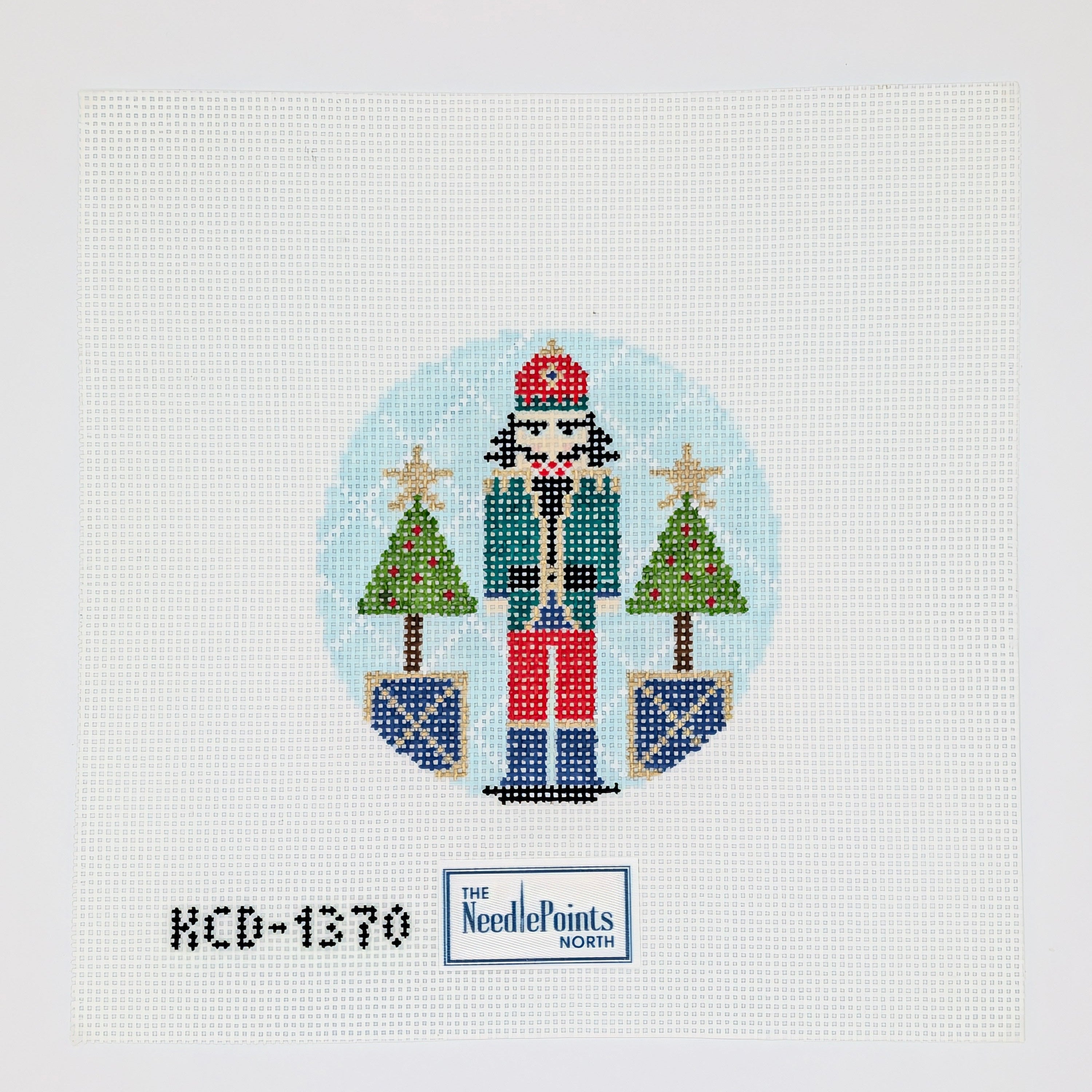 Nutcracker on blue Ornament