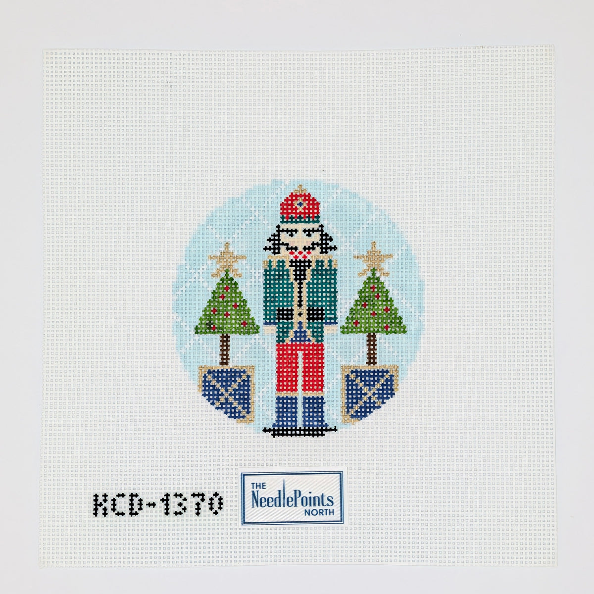 Nutcracker on blue Ornament