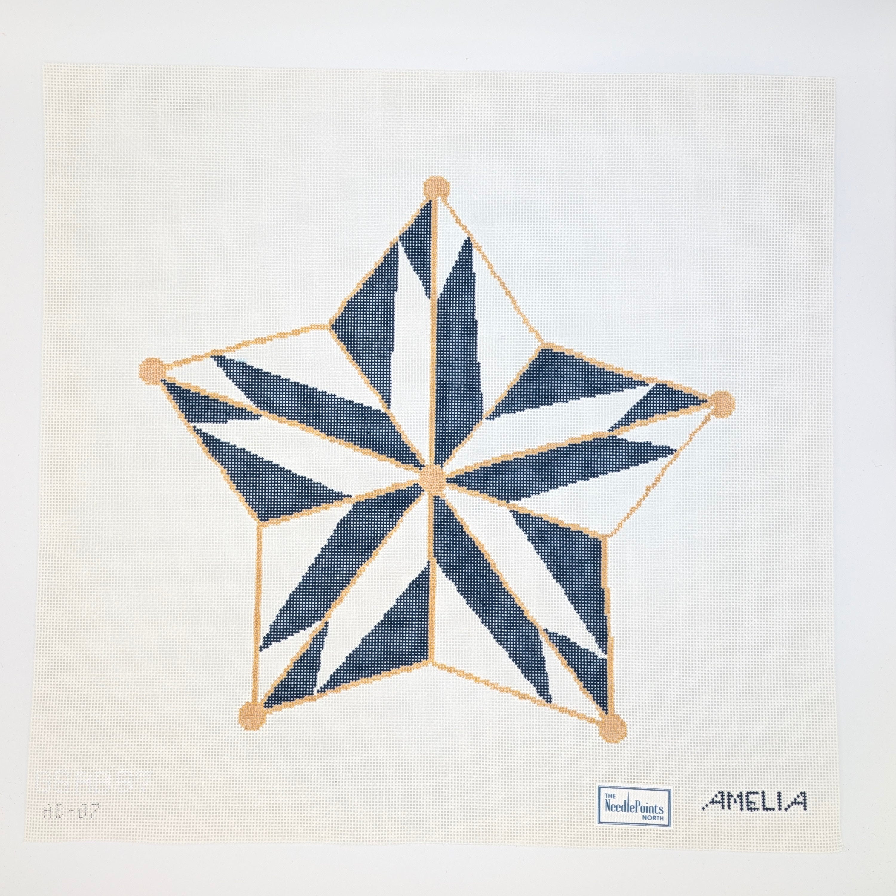 Blue & Gold Star Topper
