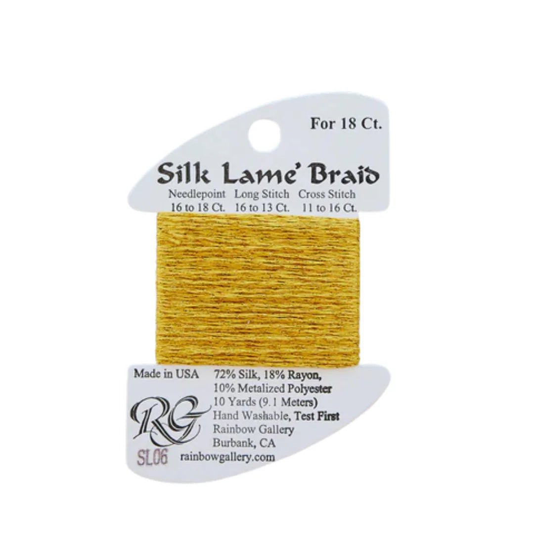 Silk Lamé Braid Gold