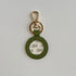Leather Key Fob Forest Green