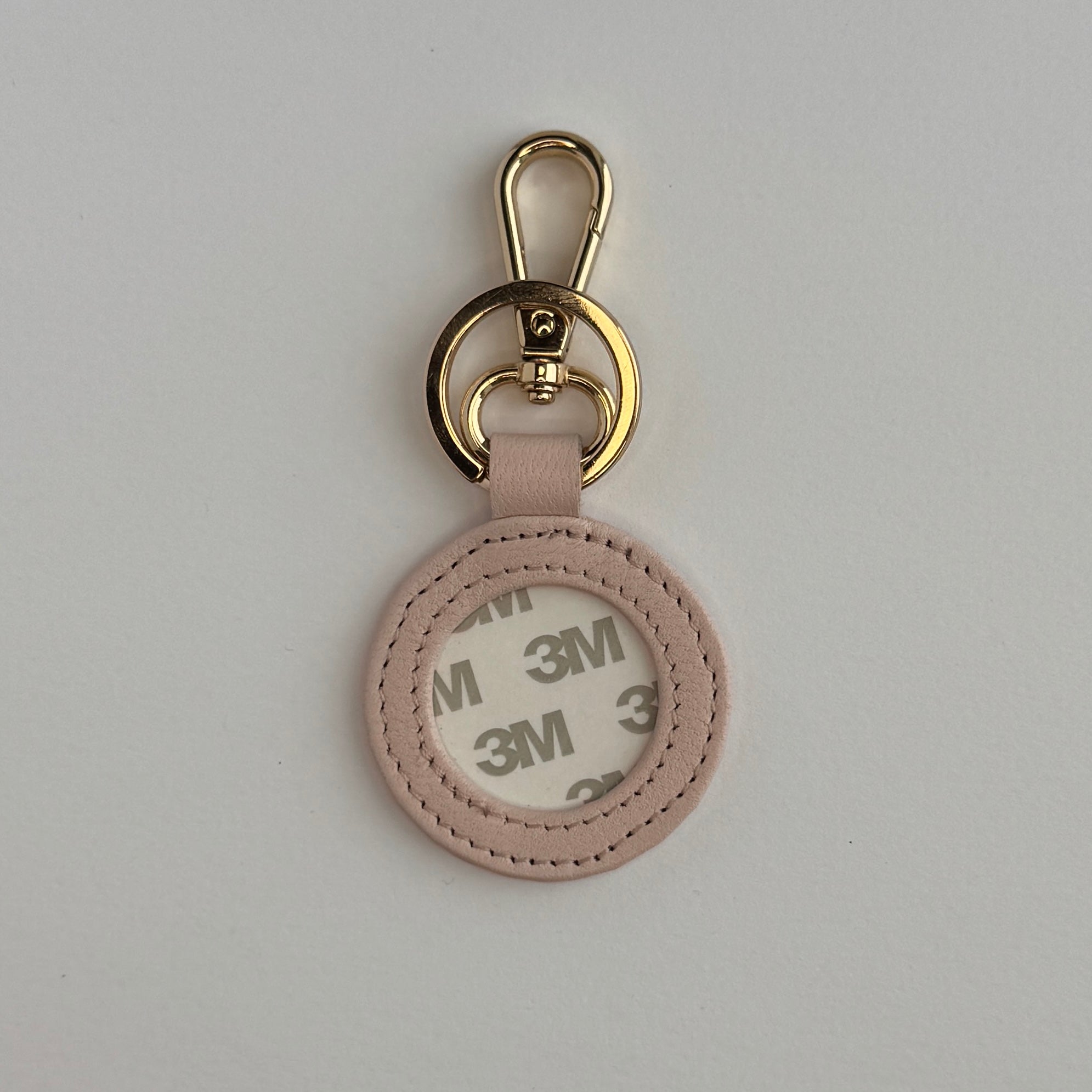 Leather Key Fob Light Pink