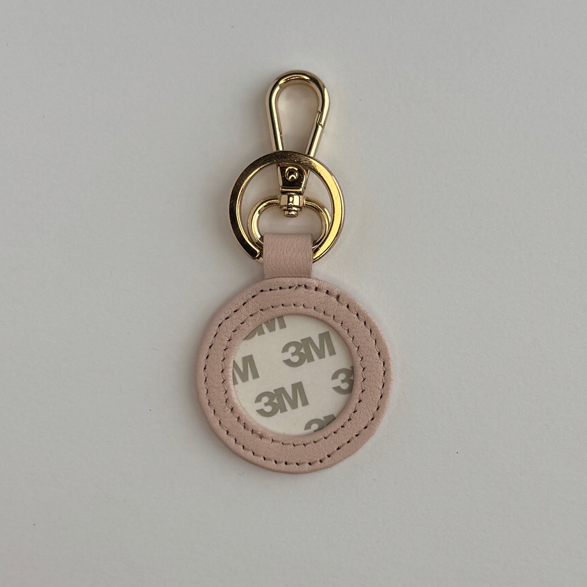 Leather Key Fob Light Pink