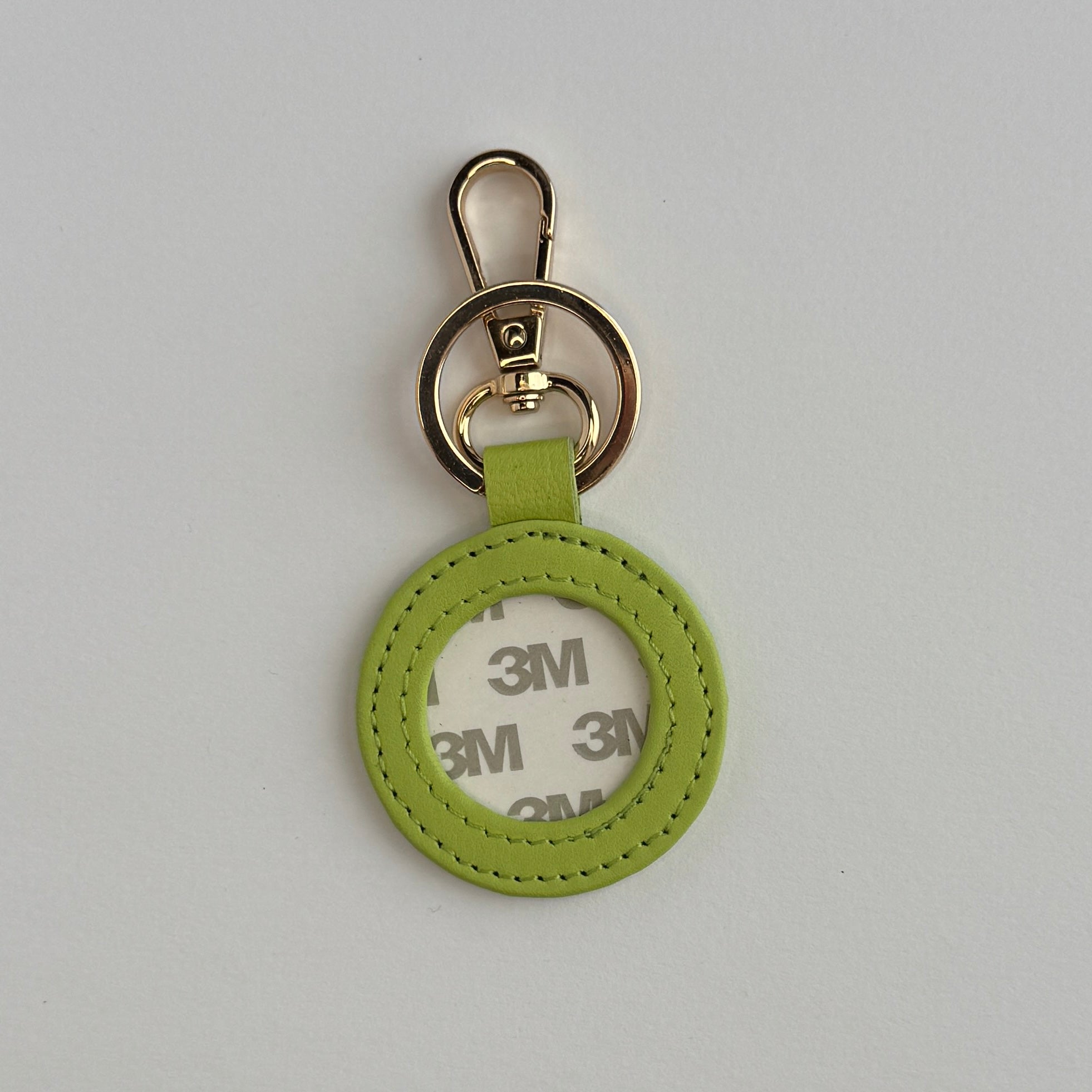 Leather Key Fob Lime