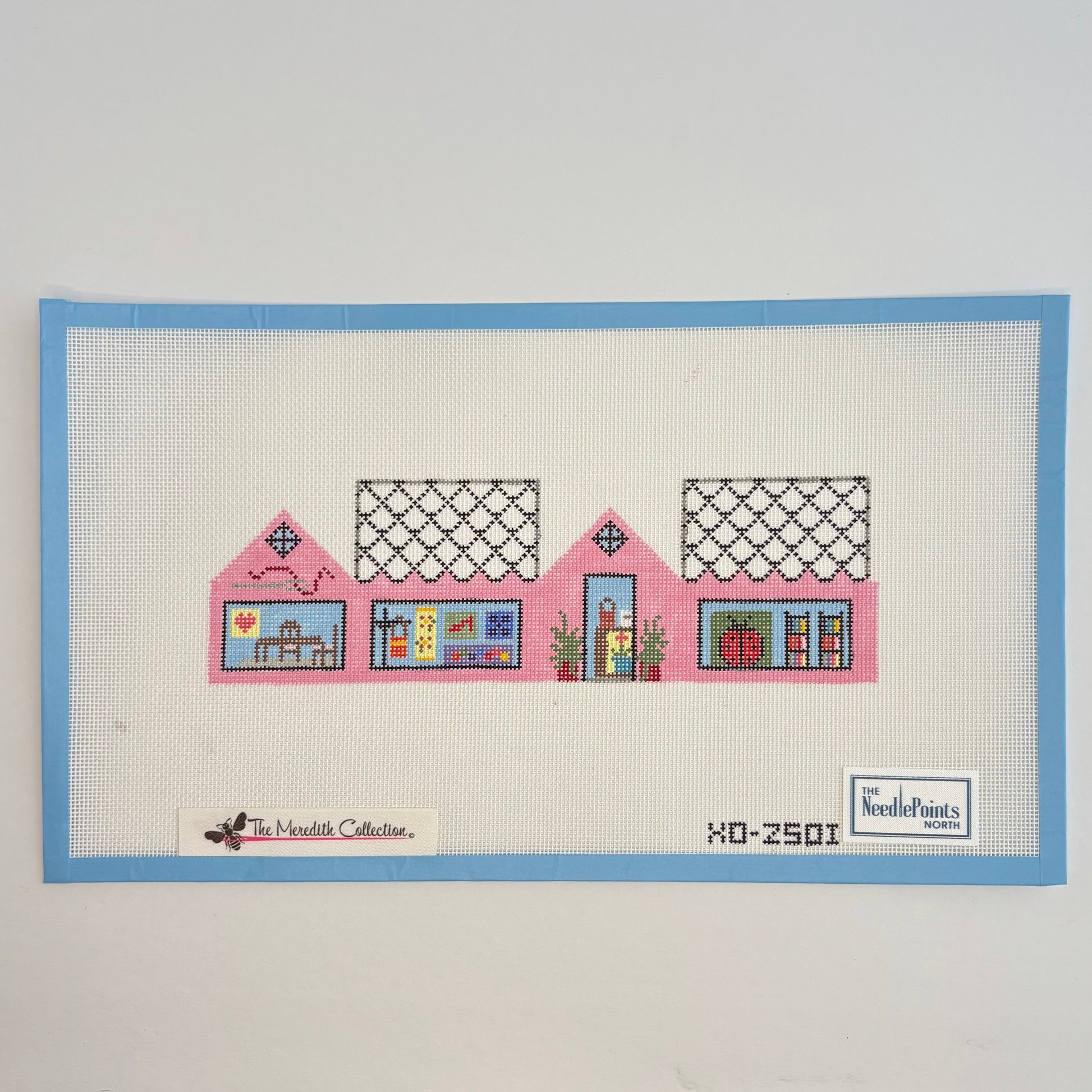 Needlepoint house-3D