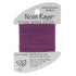 Neon Rays Dark Mauve