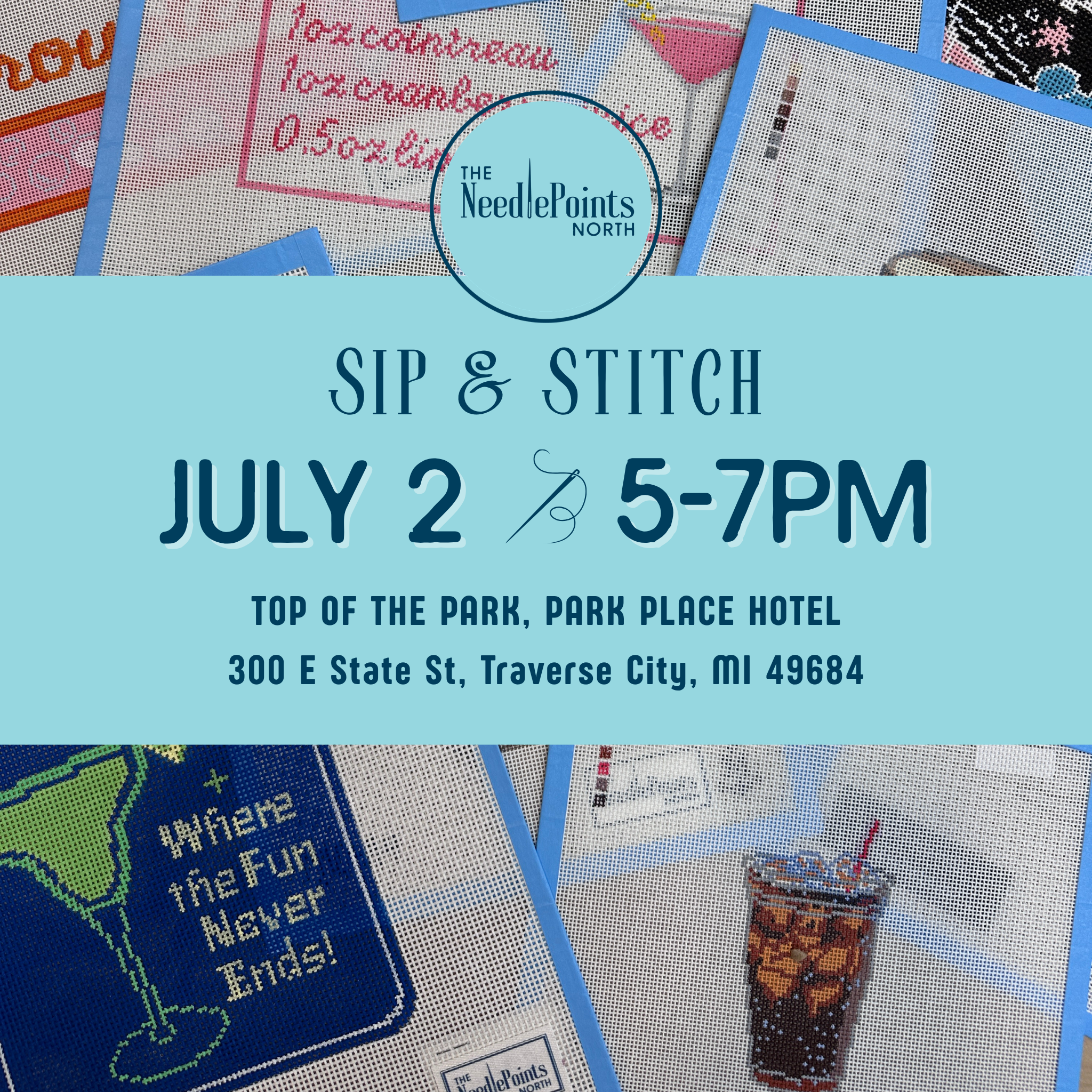 NPN Sip & Stitch: July 2 5-7PM