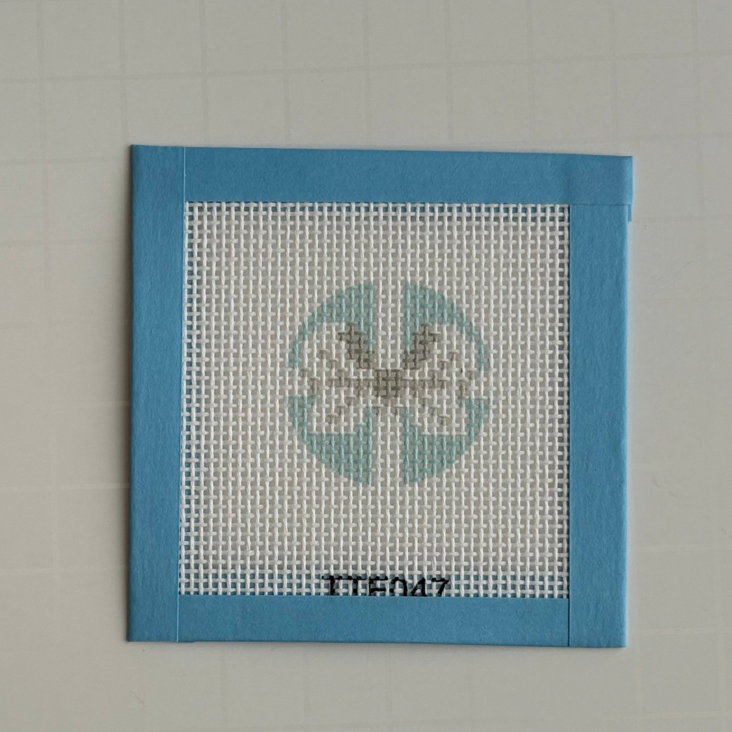 Blue and White Bow FOB Insert